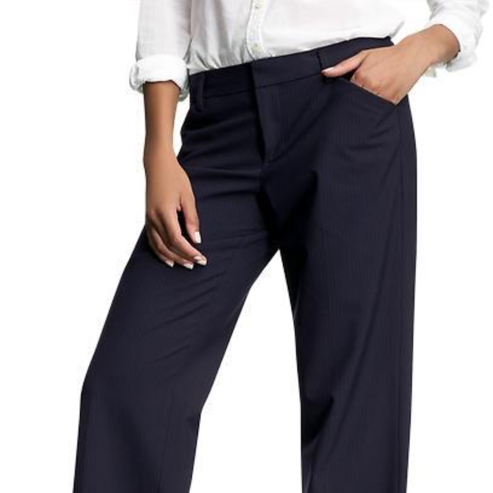 Gap Perfect Trouser NAVY PINSTRIPE
